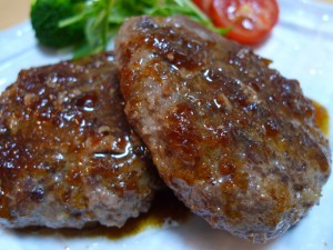 Kobe beef hamburger steak